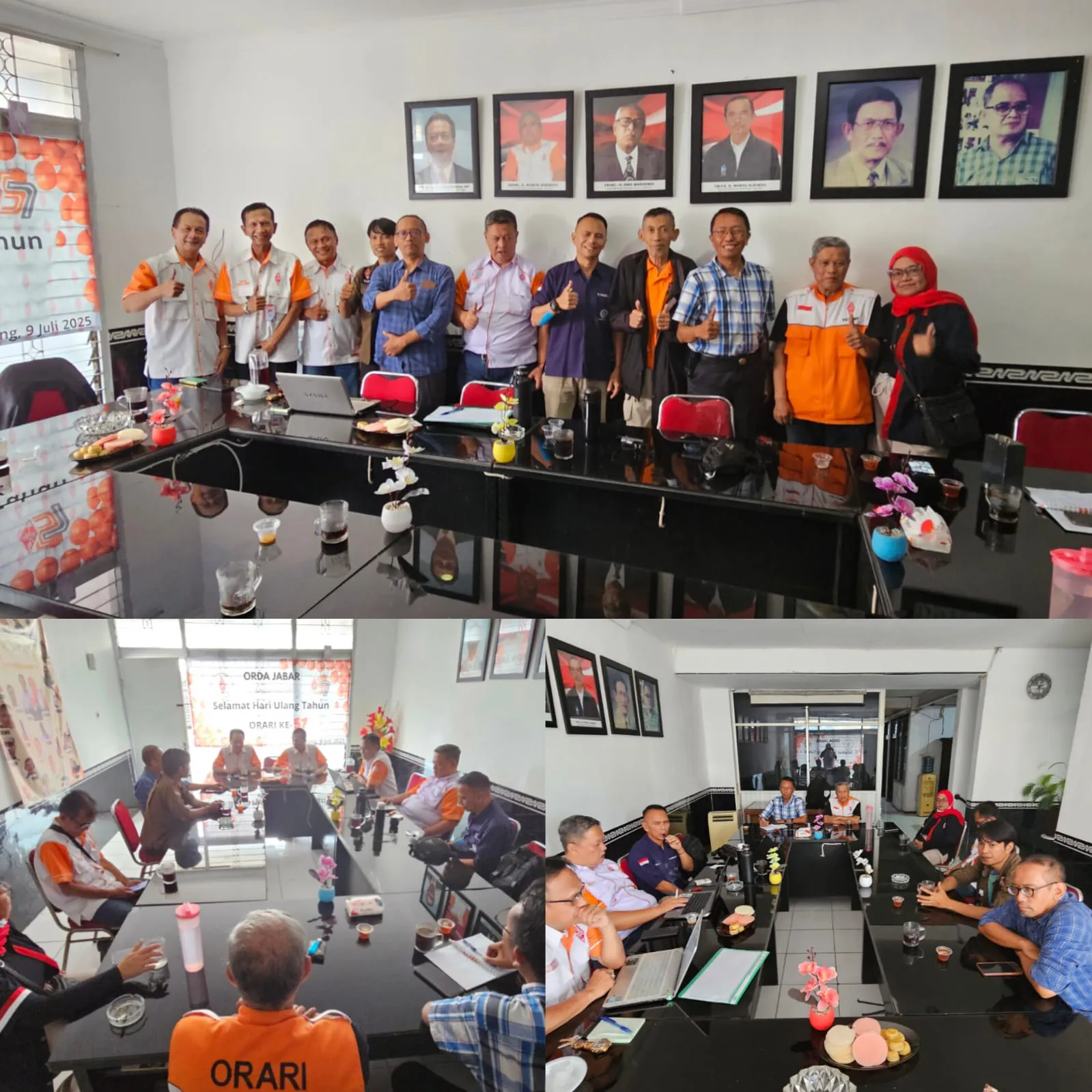 Audiensi ORARI Lokal Kabupaten Purwakarta Bersama ORARI Daerah Jawa Barat