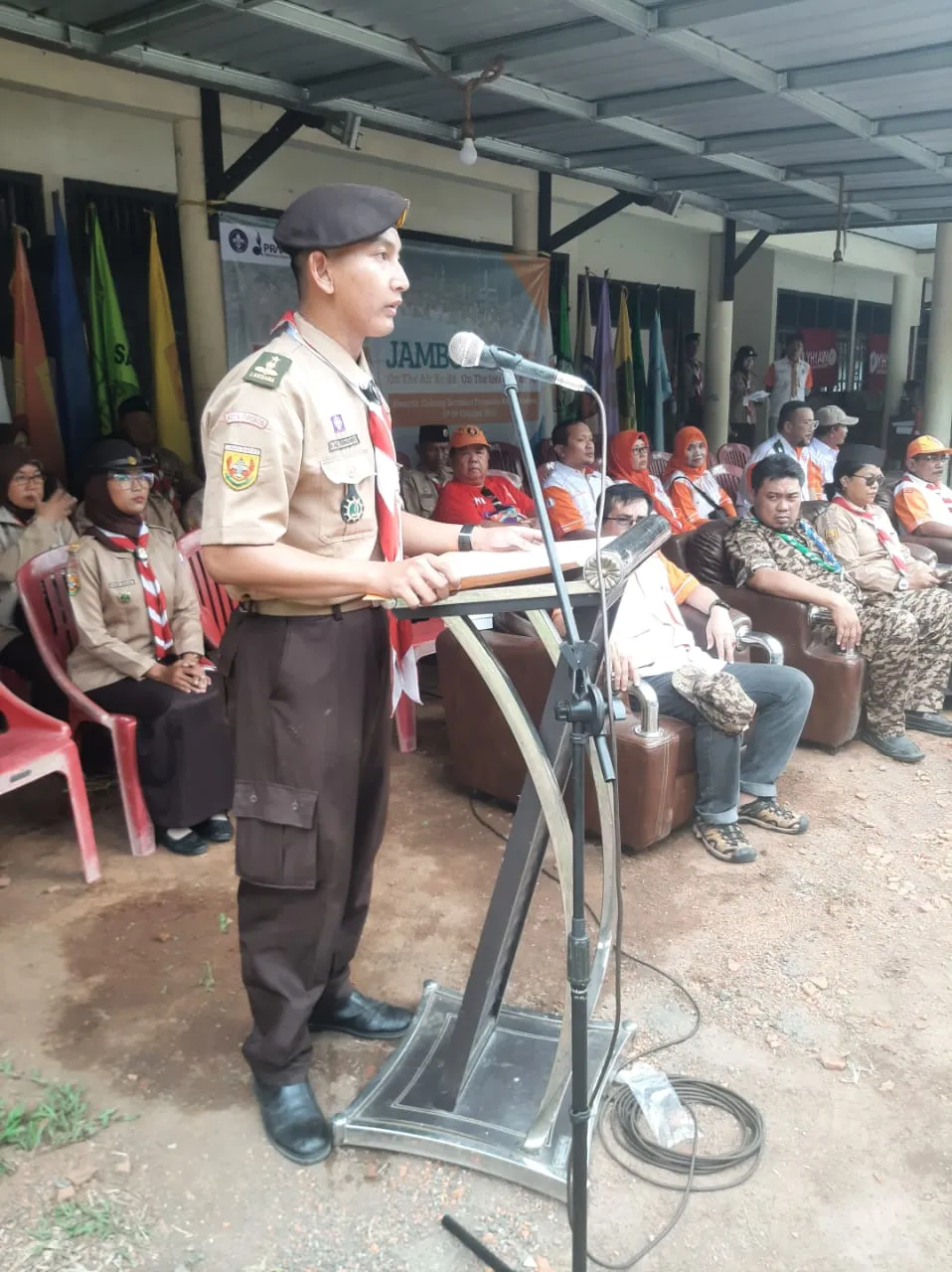 Pembukaan JOTA-JOTI 2025 Kwarcab Cirebon Bersama ORARI Lokal Cirebon