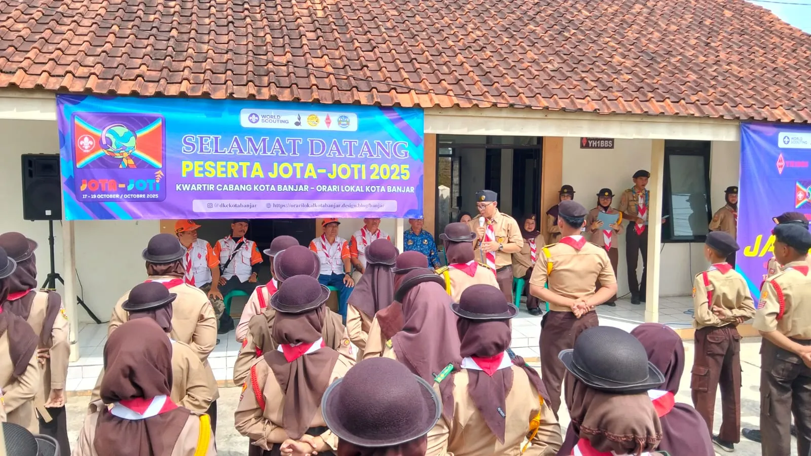 Pembukaan JOTA-JOTI 2025 di Kwarcab Kota Banjar Didukung ORARI Lokal Kota Banjar