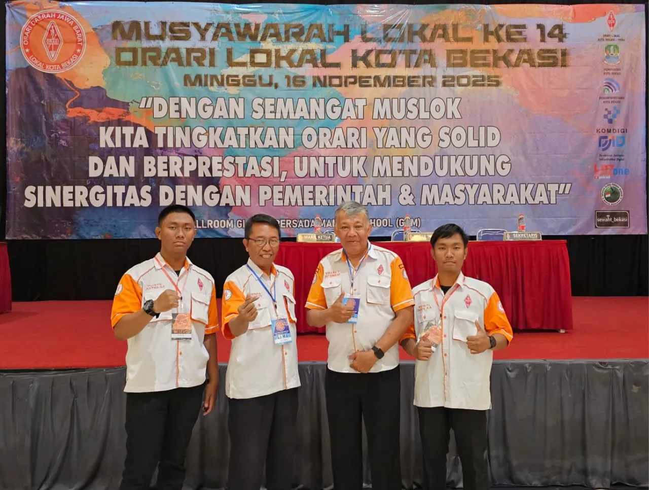 Musyawarah Lokal (MUSLOK) Ke-14 ORARI Lokal Kota Bekasi