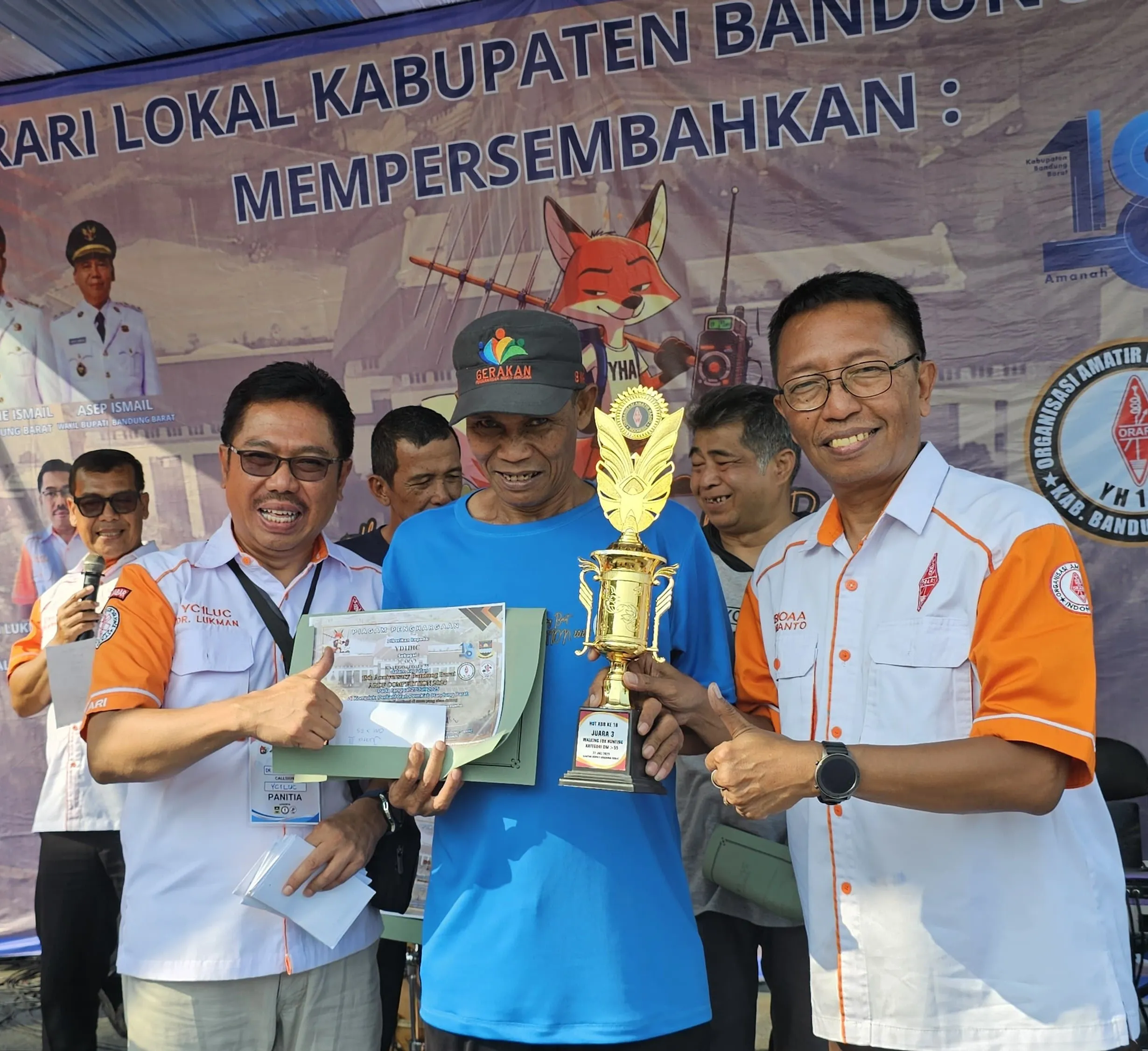 Walking Fox Hunting ARDF 2025 – HUT ke-18 Kabupaten Bandung Barat