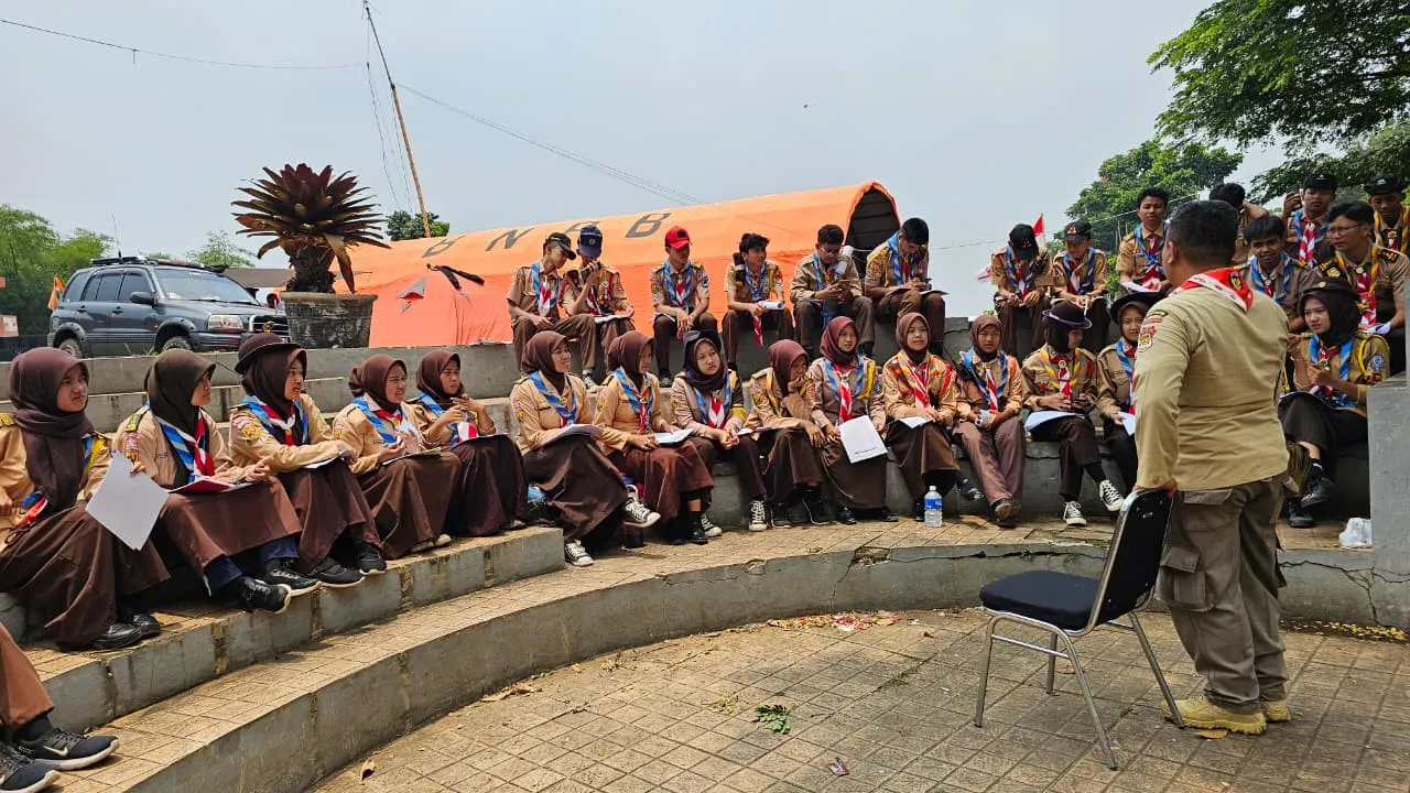 Kegiatan Hari Kedua JOTA-JOTI 2025 Kwarcab Kabupaten Bandung Barat Bersama ORARI Lokal Kabupaten Bandung Barat