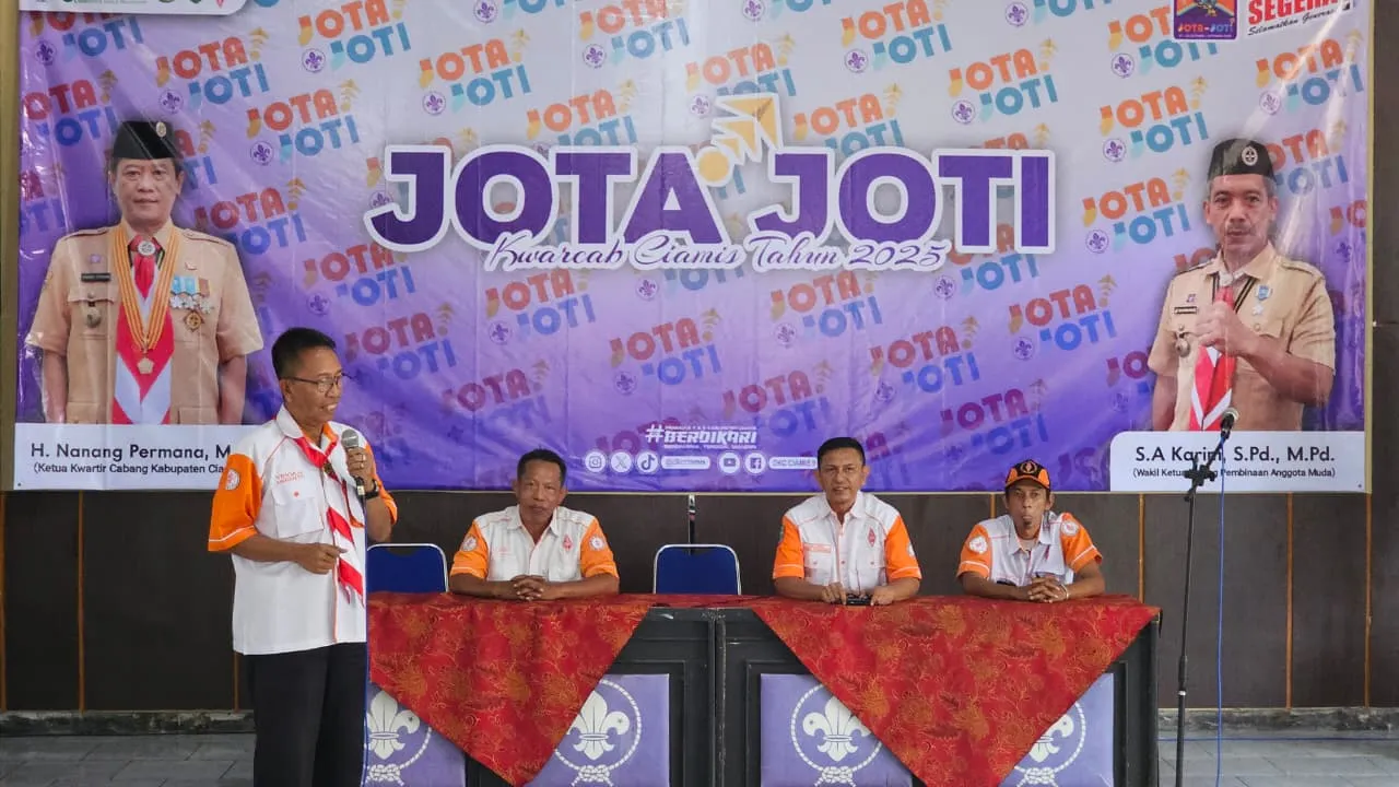 Kegiatan Hari Ke-3 JOTA-JOTI 2025 Kwarcab Kabupaten Ciamis Bersama ORARI Lokal Kabupaten Ciamis