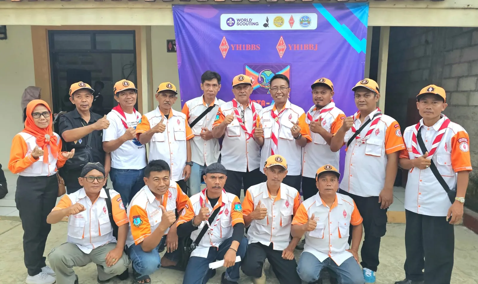 Kegiatan Hari Ke-3 JOTA-JOTI 2025 Kwarcab Kota Banjar Bersama ORARI Lokal Kota Banjar